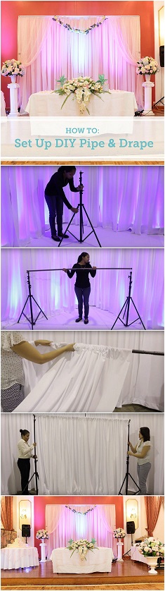 Backdrop Setup Infographic