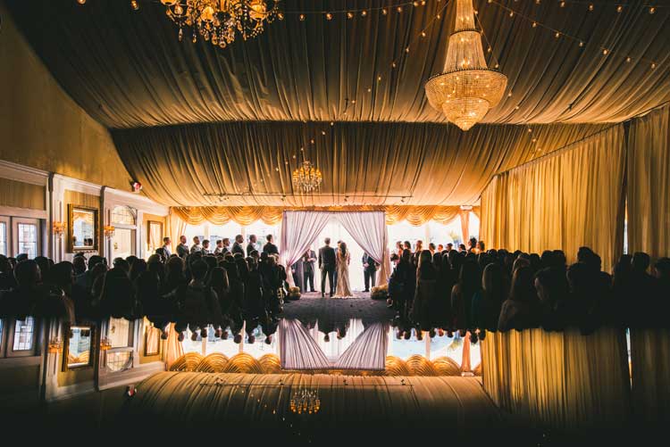 Canopy for indoor wedding