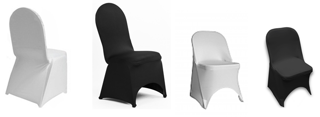 Black Spandex Chair Cover  Allwell Rents Chair Rental