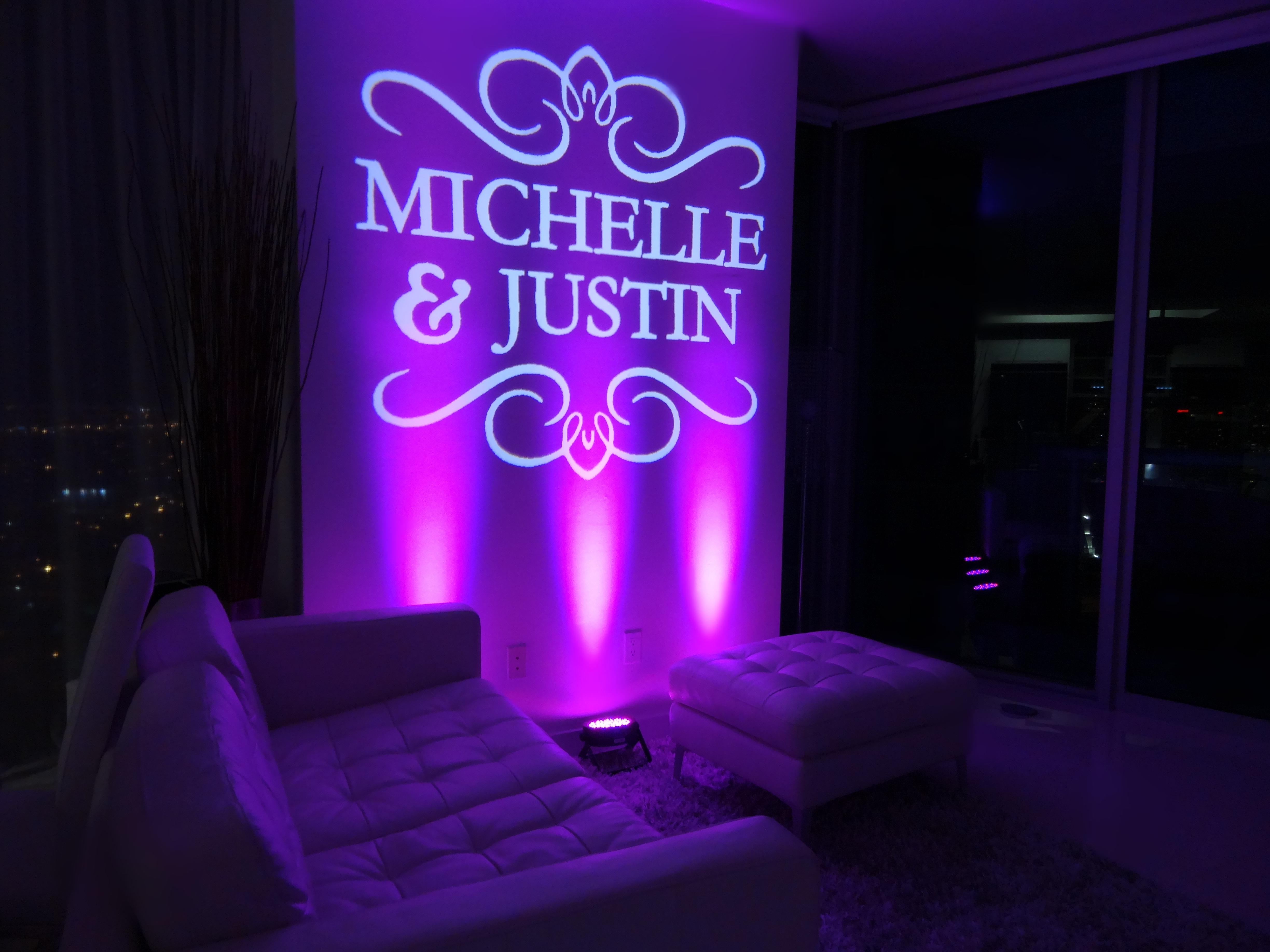 Mywedding Nationwide Event And Wedding Als Pro Gobo Large Format Monogram Light